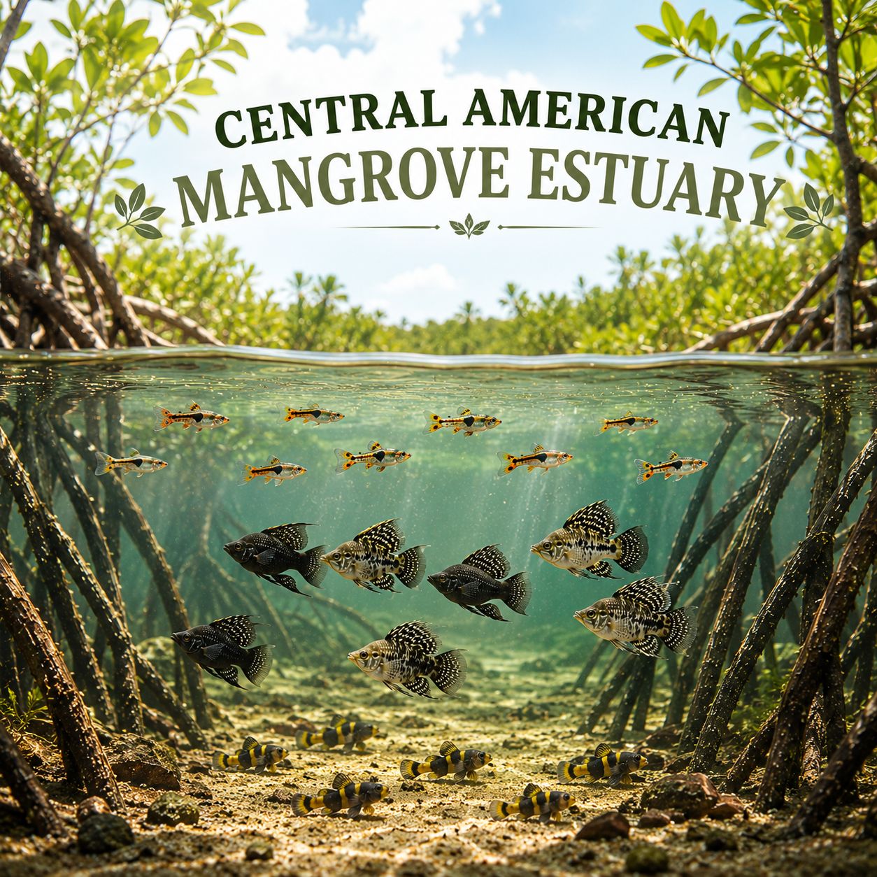 Central American Mangrove Estuary