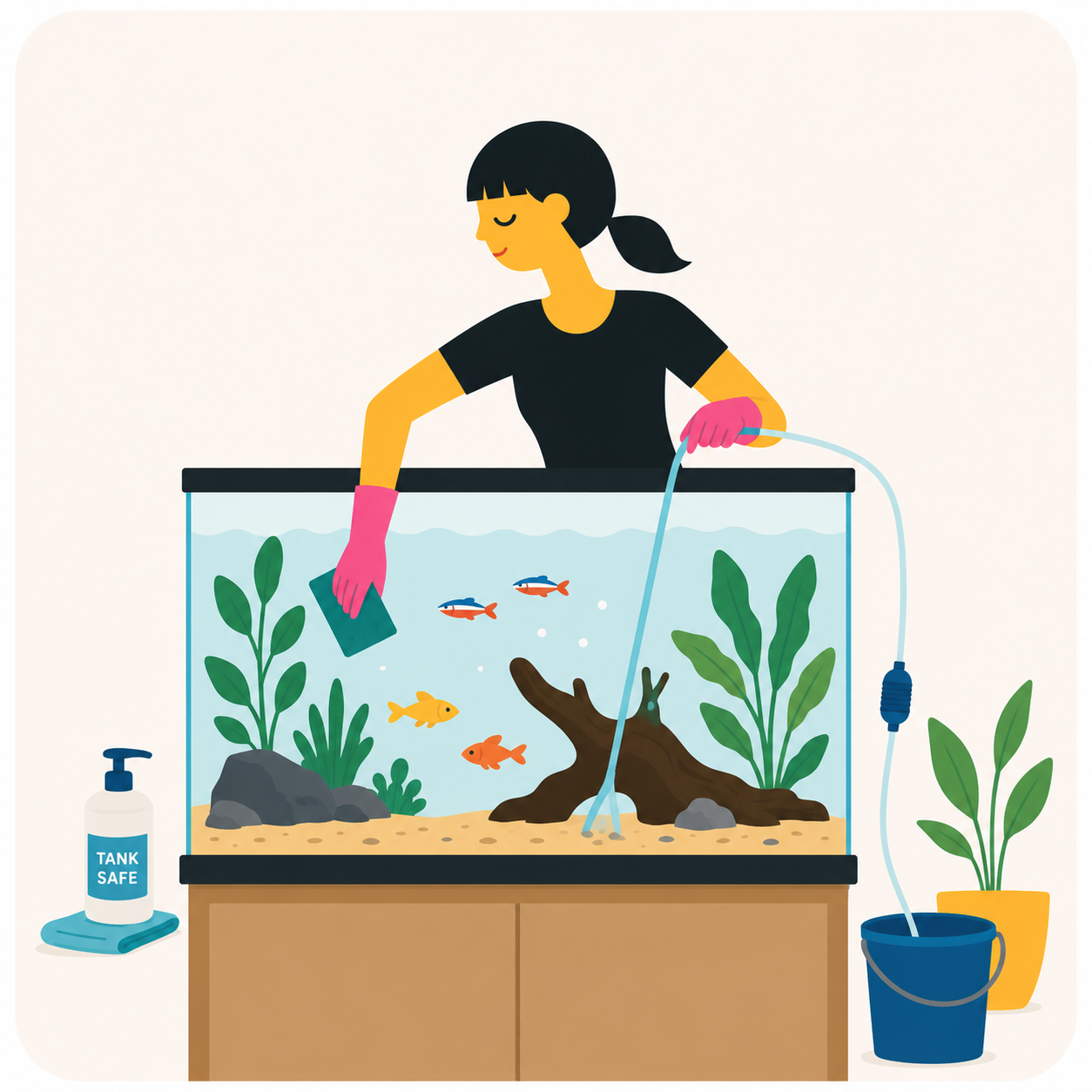 Clean/ Rescape Existing Tank